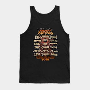 Heavy Metals Parody Tank Top